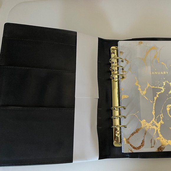 (6x)Recollections 6 Ring Binder w/ 12 Monthly Tab Dividers 8.5" x 10.75” - Black - Picture 3 of 3